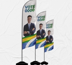 Wind Banner Campanha Política